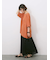 リネンタッチワイドブラウス