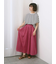 【Made in India】ボイルギャザースカート