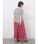 【Made in India】ボイルギャザースカート
