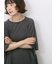 ◎【接触冷感】ベロアラインリボンTシャツ