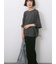 ◎【接触冷感】ベロアラインリボンTシャツ