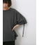 ◎【接触冷感】ベロアラインリボンTシャツ