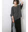 ◎【接触冷感】ベロアラインリボンTシャツ