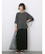 ◎【接触冷感】ベロアラインリボンTシャツ