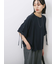 ◎【接触冷感】ベロアラインリボンTシャツ