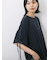 ◎【接触冷感】ベロアラインリボンTシャツ
