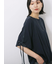 ◎【接触冷感】ベロアラインリボンTシャツ