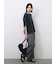 ◎【接触冷感】ベロアラインリボンTシャツ