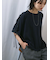 ◎【接触冷感】ベロアラインリボンTシャツ