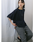 ◎【接触冷感】ベロアラインリボンTシャツ