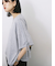 ◎【接触冷感】ベロアラインリボンTシャツ