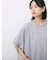 ◎【接触冷感】ベロアラインリボンTシャツ