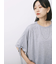 ◎【接触冷感】ベロアラインリボンTシャツ
