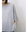 ◎【接触冷感】ベロアラインリボンTシャツ