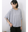 ◎【接触冷感】ベロアラインリボンTシャツ