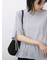 ◎【接触冷感】ベロアラインリボンTシャツ
