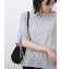◎【接触冷感】ベロアラインリボンTシャツ