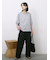 ◎【接触冷感】ベロアラインリボンTシャツ