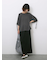 ◎【接触冷感】ベロアラインリボンTシャツ