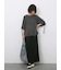 ◎【接触冷感】ベロアラインリボンTシャツ