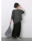 ◎【接触冷感】ベロアラインリボンTシャツ
