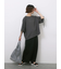 ◎【接触冷感】ベロアラインリボンTシャツ