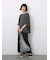 ◎【接触冷感】ベロアラインリボンTシャツ