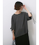 ◎【接触冷感】ベロアラインリボンTシャツ