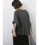 ◎【接触冷感】ベロアラインリボンTシャツ