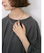 ◎【接触冷感】ベロアラインリボンTシャツ