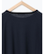 ◎【接触冷感】ベロアラインリボンTシャツ