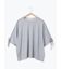 ◎【接触冷感】ベロアラインリボンTシャツ