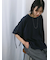 ◎【接触冷感】ベロアラインリボンTシャツ
