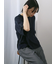 ◎【接触冷感】ベロアラインリボンTシャツ