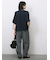 ◎【接触冷感】ベロアラインリボンTシャツ