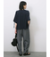 ◎【接触冷感】ベロアラインリボンTシャツ