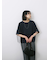 ◎【接触冷感】ベロアラインリボンTシャツ