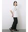 ◎【接触冷感】シャーリングドッキングTシャツ