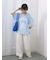 ◎【接触冷感】シャーリングドッキングTシャツ