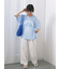 ◎【接触冷感】シャーリングドッキングTシャツ