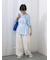 ◎【接触冷感】シャーリングドッキングTシャツ