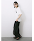 ◎【接触冷感】シャーリングドッキングTシャツ