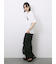 ◎【接触冷感】シャーリングドッキングTシャツ