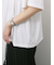 ◎【接触冷感】シャーリングドッキングTシャツ