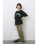 ◎【接触冷感】シャーリングドッキングTシャツ