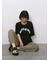 ◎【接触冷感】シャーリングドッキングTシャツ