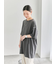 ◎【接触冷感】切替ステッチチュニック