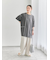 ◎【接触冷感】切替ステッチチュニック