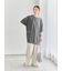 ◎【接触冷感】切替ステッチチュニック
