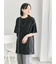 ◎【接触冷感】切替ステッチチュニック